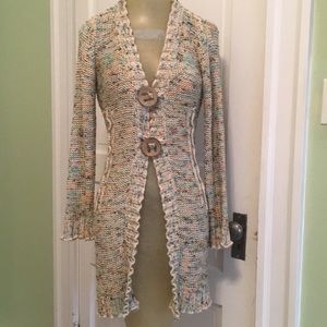 Vertigo Paris coat sweater, size medium.